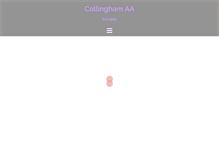 Tablet Screenshot of collinghamaa.co.uk